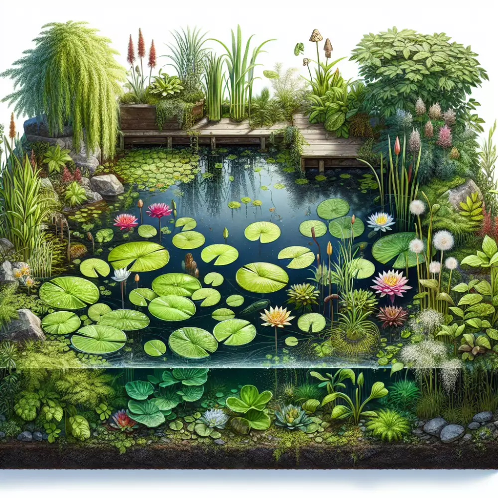 vodní rostliny do jezírka