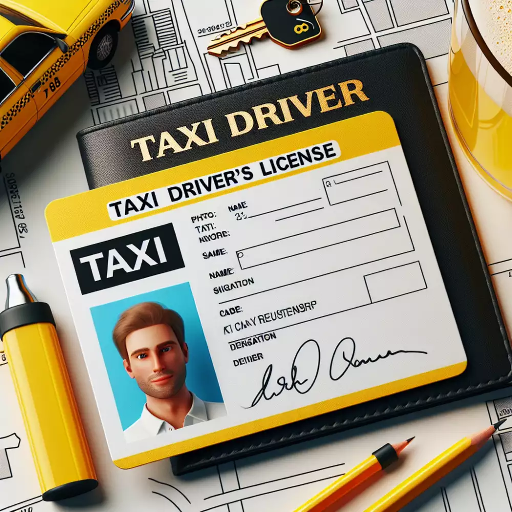 prukaz ridice taxi